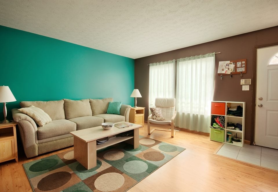 bright residential living room in BIllings, MT