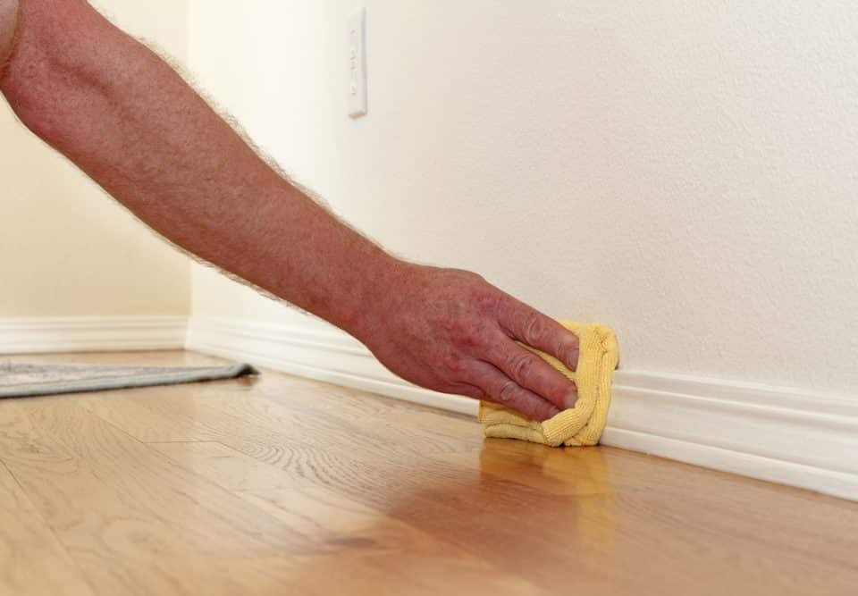 baseboard cleaning