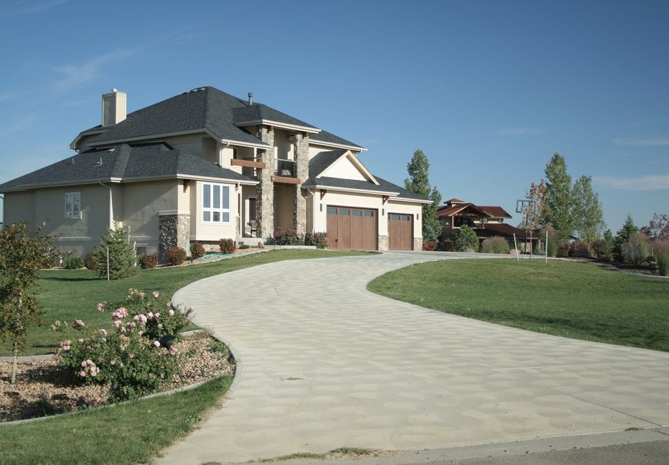 concrete driveway painting in Billings