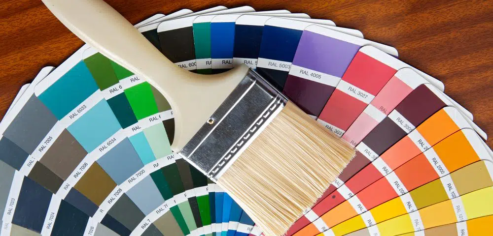 Paintbrush with color palette