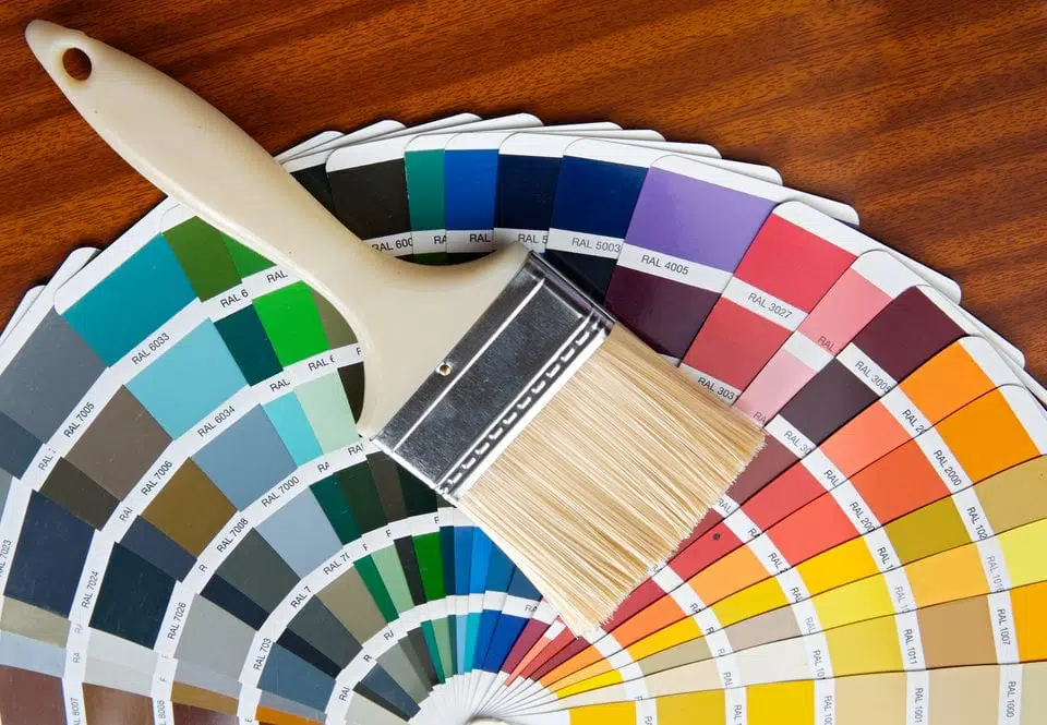 Paintbrush with color palette