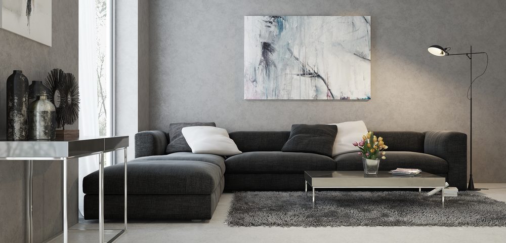 painting a modern living room in Billings, MT