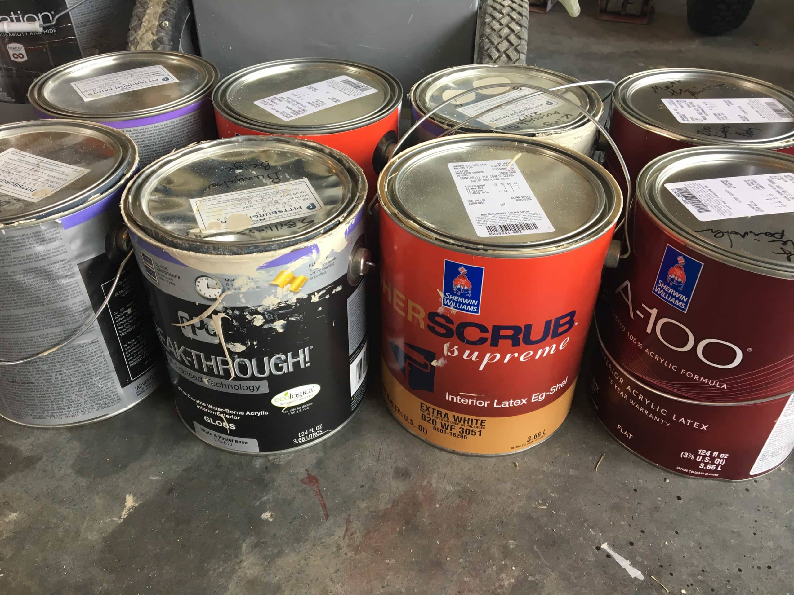 what to do with old paint